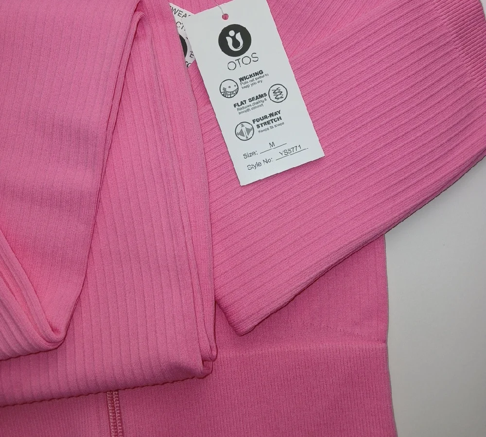 OTOS Pink Ribbed Set - Picture 4 of 8
